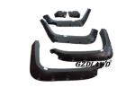 Textured Black Fender Flares , 4x4 Toyota FJ Cruiser Wheel Well Flares 2007 -