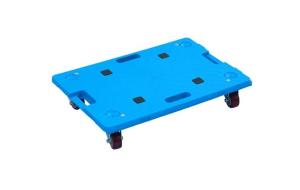 Wholesale 150kgs Loading Multi Function Plastic Moving Dolly 3 Inches PU Wheels from china suppliers