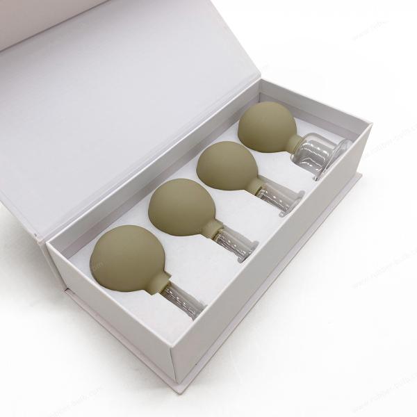 4pcs Rubber Suction Bulb Syringe Facial Mask Face Beauty Bulb