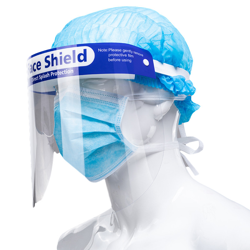 Disposable Fog Resistant Dust Proof Transparent Face Shield