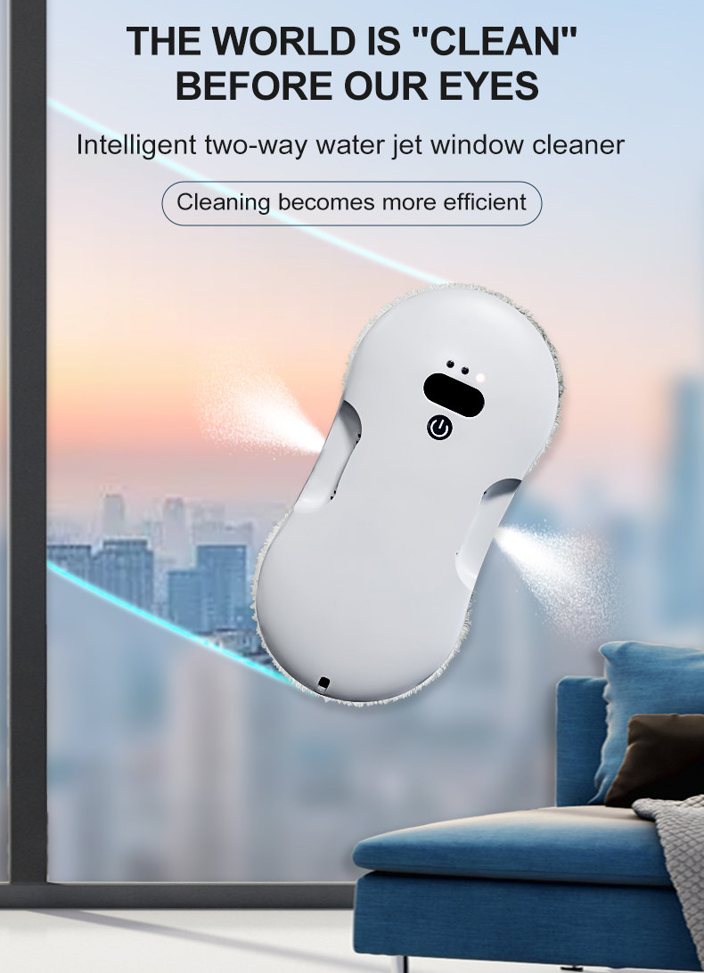 Charging Time 4 Hours Smart Window Cleaning Robot Vacuum with Remote Control and App