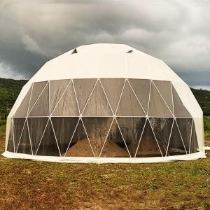 Wholesale 15m Half Sphere Geodesic Big Dome Tent Large Bay Clear Window Yurt from china suppliers