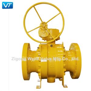 Wholesale 600LB WCC Gear Operated Ball Valve 16 Inch Carbon Steel Socket Welded from china suppliers