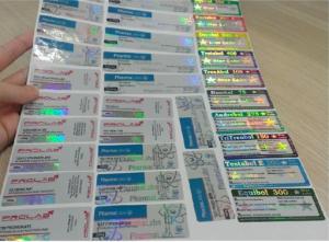 Wholesale Customized Square Shape Adhesive Label Stickers for 10ml Medication Bottles from china suppliers
