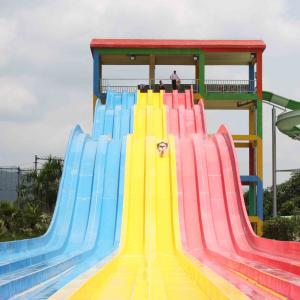 Wholesale High Speed Custom Water Slides , Adults Fiberglass Free Fall Slide For Giant Water Park from china suppliers