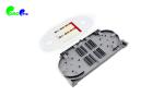 24 Cores Stackable fiber optic splicing tray Upturned Fiber Optic Distribution