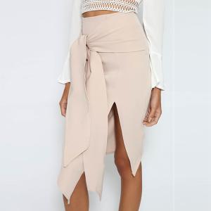 Wholesale hot sell sexy half skirt front split from china suppliers