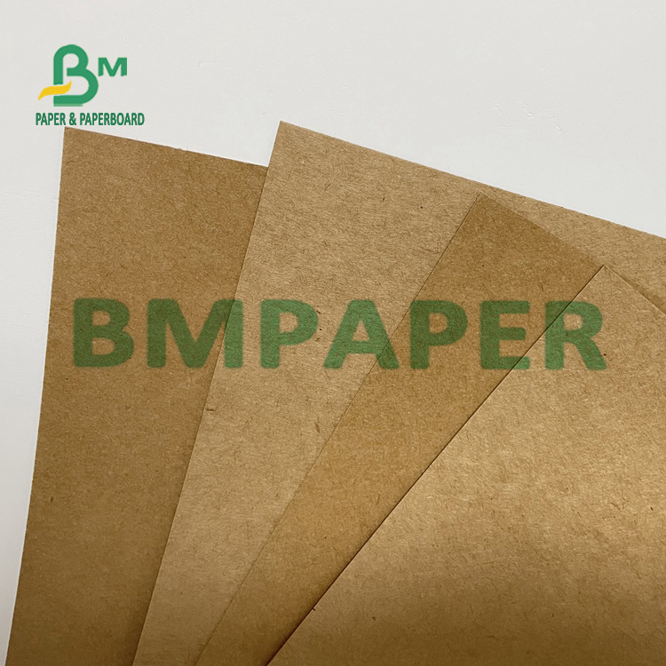 125g - 400g Single Side Waterproof PE Coated Kraft Paper To Food Packing Boxes