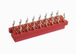 PBT Red Insulation Displacement Connector 16 Pin Female Header 2.54mm Pitch