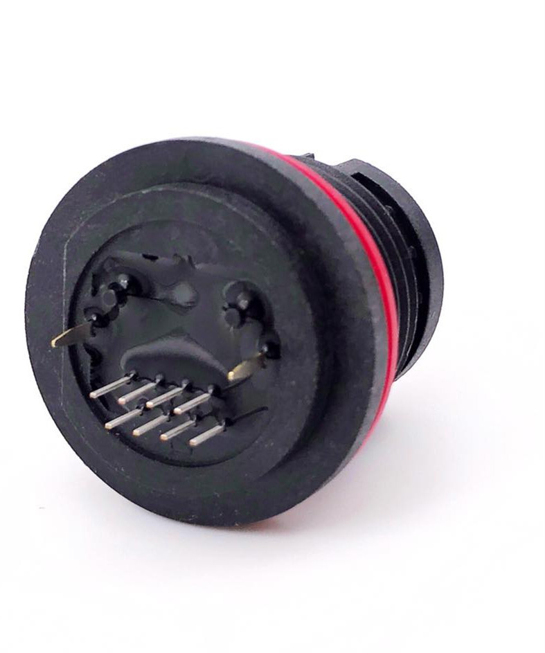 Waterproof Connector DIP Cat. 5e RJ45 Jack for IP68, HULYN