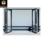 Brown Water Penetration Resistance Glass Door Villa Front Door Aesthetic