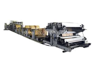 Wholesale Advanced Multiwall Cement Kraft Paper Bag Making Machine 2 Colors from china suppliers
