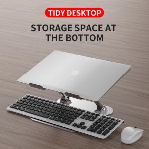 Wholesale 895g 17.3inch Silver Liftable Notebook Desk Stand Height Adjustable from china suppliers