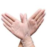 Powder Free 25.4 Cm Disposable Vinyl Protective Gloves