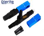 Sc Upc Fiber Optic Cable Connector 0.9 2.0 3.0mm Pre Polished Ferrule Field