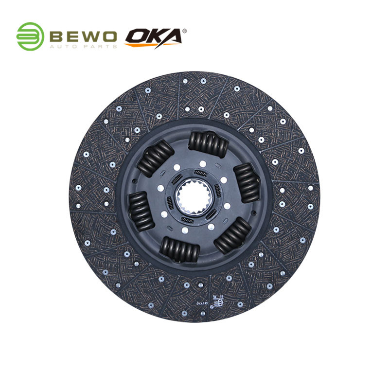 1878 002 024 Double Disc Heavy Duty Truck Clutch Disc Rebuild With Hub Plate