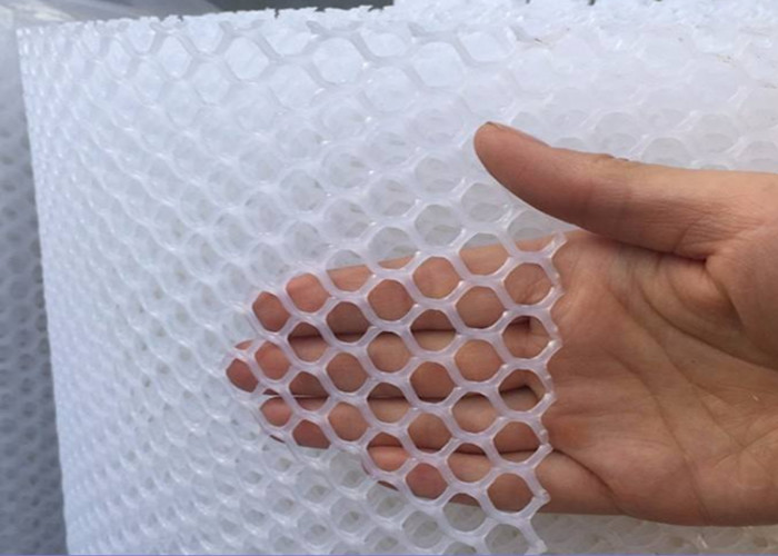 300g/M2 10mmx10mm White Plastic Mesh Netting Aquatic Breed Hexagonal