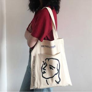 Wholesale Reusable Grocery Tote Large Capacity 50cm Canvas Bag from china suppliers