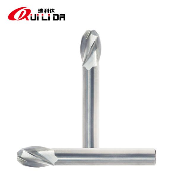 4 Flutes Tungsten Solid Carbide 45 Degree Chamfer Cutter For Aluminium CNC