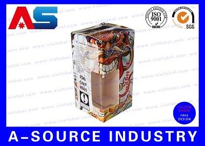 Pill Bottle Pharmaceutical Packaging Box With Display Window Custom Logo