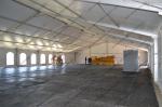 Firm 18m Steel Frame Warehouse Storage Tent , White PVC Fabric Tent For Storage