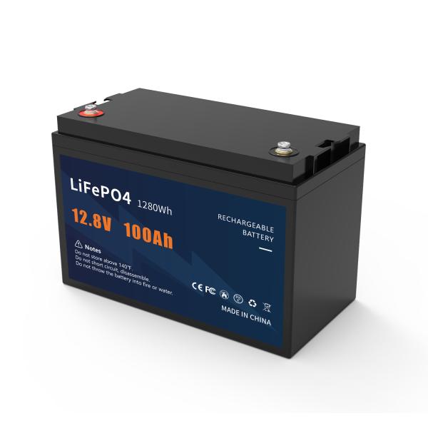 A Grade 12v 100Ah Lifepo4 Battery Pack 5000 Cycle Life For Golf Cart Electric