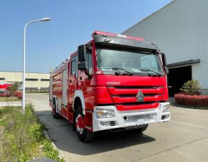 Wholesale HOWO 8 TON Foam Fire Truck 228kw 6x4 For Fire Fighting Emergency Rescue from china suppliers
