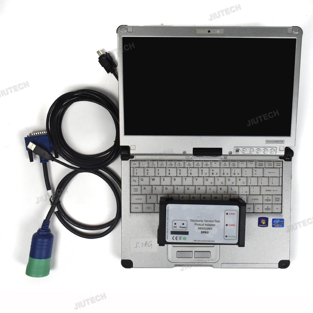 For New 2024 Holland Electronic Service Tools 9.9 EST Engineering level and White DPA5 diagnostic kit with CF19 laptop