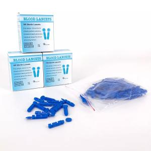 Wholesale Sterile Reusable Lancing Device Twist Top Blood Lancet With Plastic Handle from china suppliers