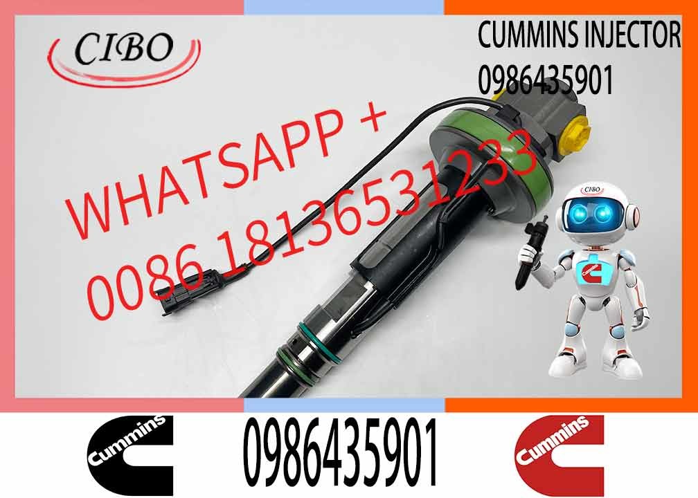 NINE Brand 100% Tested Common Rail Injector 0986435901 Fuel Injector 0 986 435 901