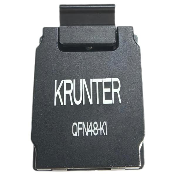 Aluminium BGA Test Socket Housing Durable QFN48-K1 Fabricated Metal Products