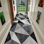 Geometric Abstract Painting Commercial Floor Mat Entrance Corridor Stairway