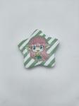 Star Cute Girl Metal Pin Badges Pentagram Shape Stainless Iron Material