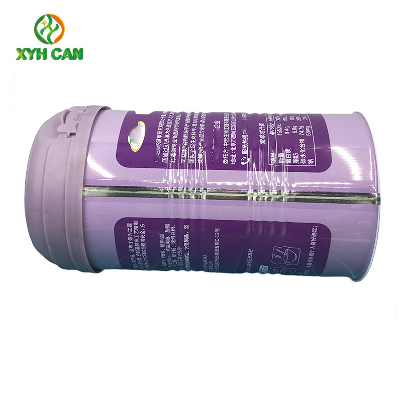 Food Grade Tins for 400-600g PMS Milk Powder Tin Boxes With Spoon