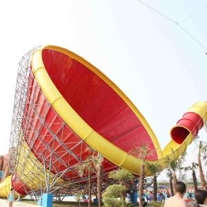 Wholesale Large Fiberglass Water Slides for Aqua Funny , Large Tornado Water Slide for Water Park from china suppliers