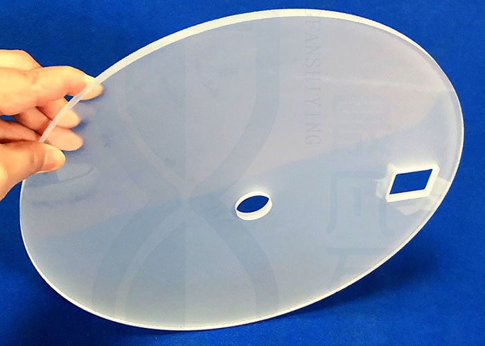 Opaque Frosted Ground Big Size 0.3mm Quartz Glass Plate