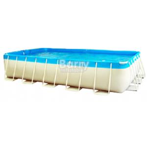 Wholesale EN71 Metal Frame Swimming Pool 0.9mm PVC For Summer Amusement Park from china suppliers