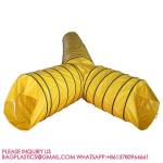 PVC Material Slip Proof Dog Agility Tunnel Wire Supported Dog Training Tunnel