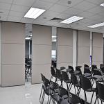 Custom Color Aluminum Fame Sound Proof 65 Mm Louvered 80 Mm Acoustic Partition