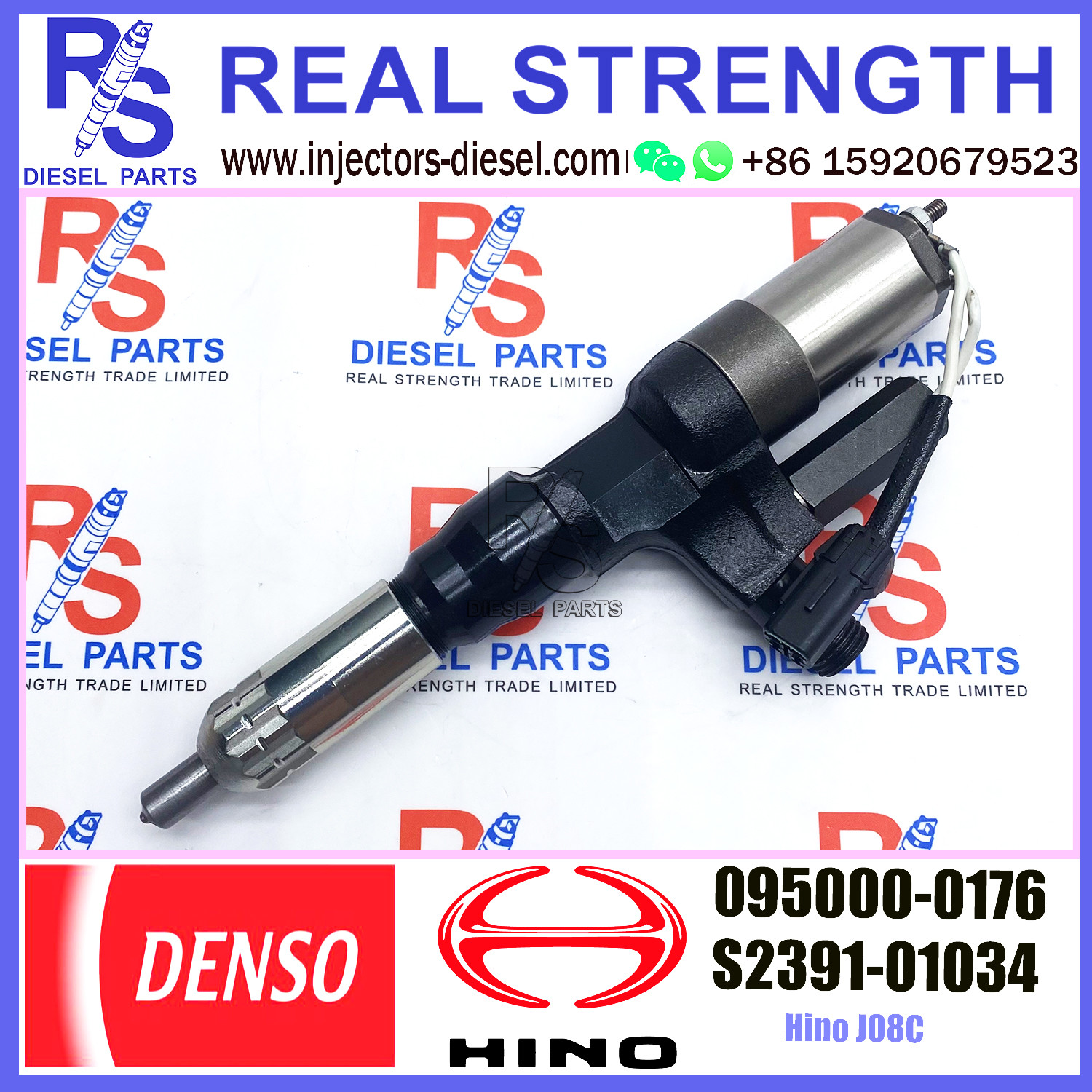S2391-01034 DENSO Diesel Injector 095000-0174 095000-0175 095000-0176