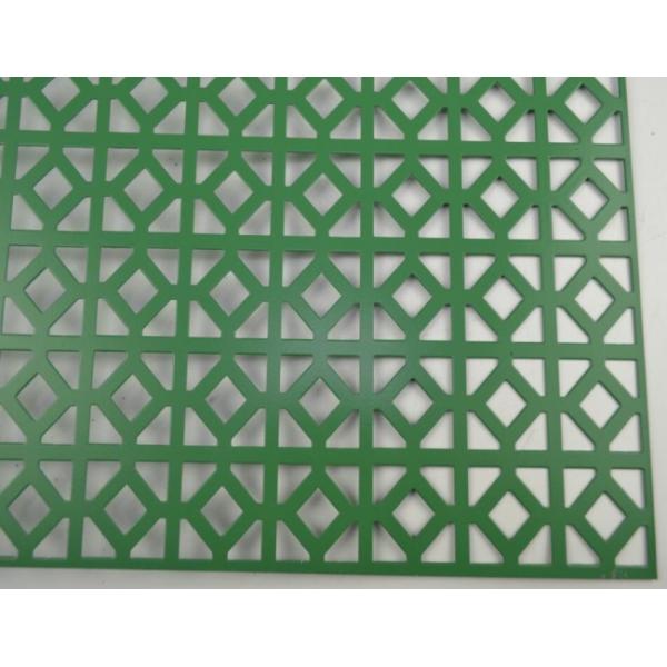 Abrasion Proof Punched Aluminum Sheets 8mm Perforated Sheet Smooth Surface
