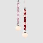 Nordic chandelier simple glass ball designer living room glass dining room