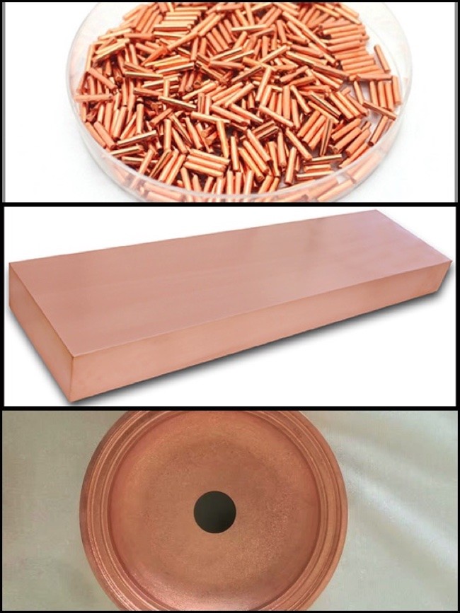 Copper Rotatable Sputtering Target High Density With Smooth Surface