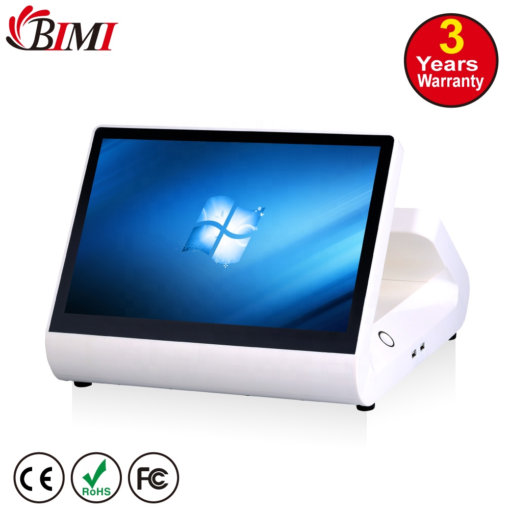 Windows 7/10 OS 15.6 Inch Touch Screen All In One POS System for Retail Point Of Sale