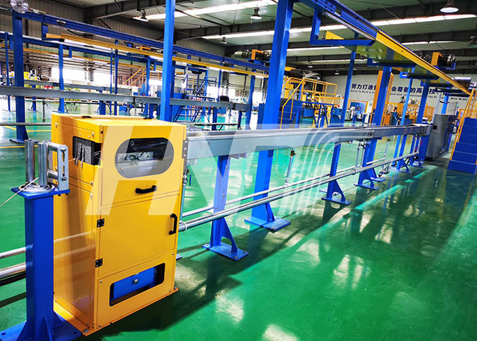 Automatic PVC HDPE Insulated Cable Extrusion Line With Cable Coiling Machine