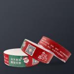 Christmas Festival Party Meeting Tyvek Paper Wristbands Security with Full Color