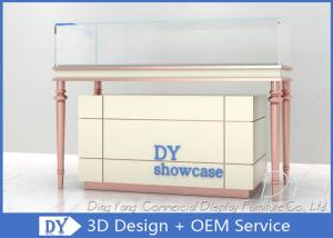 Wholesale Custom Cream - Colored Jewelry Showcase Display / Jewelry Store Fixtures from china suppliers