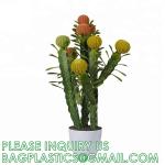 Artificial Succulent Plants - Realistic Artificial Flowering Cactus, Fake