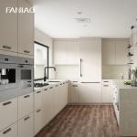 China Manufacturer Modern Wooden Kitchen Cabinet Designs Custom Melamine Kitchen