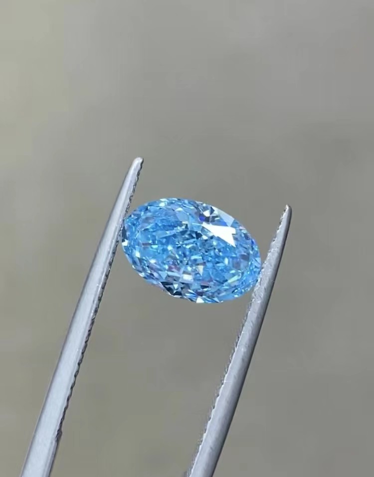 Man Made Real Diamonds pear loose diamond loose synthetic diamonds blue diamonds